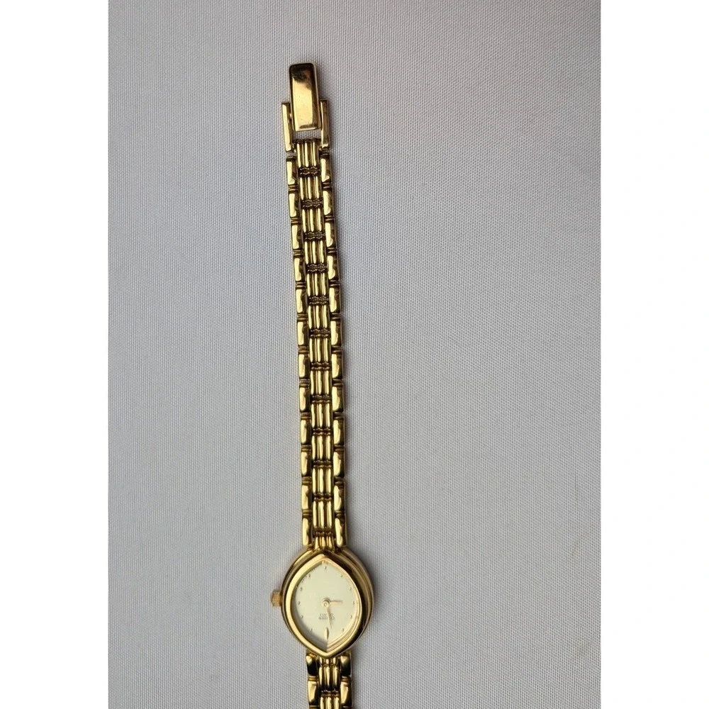 Citizen Quartz Watch Vintage Gold Plated Women's Marquise Case Champagne Dial - Picture 10 of 13